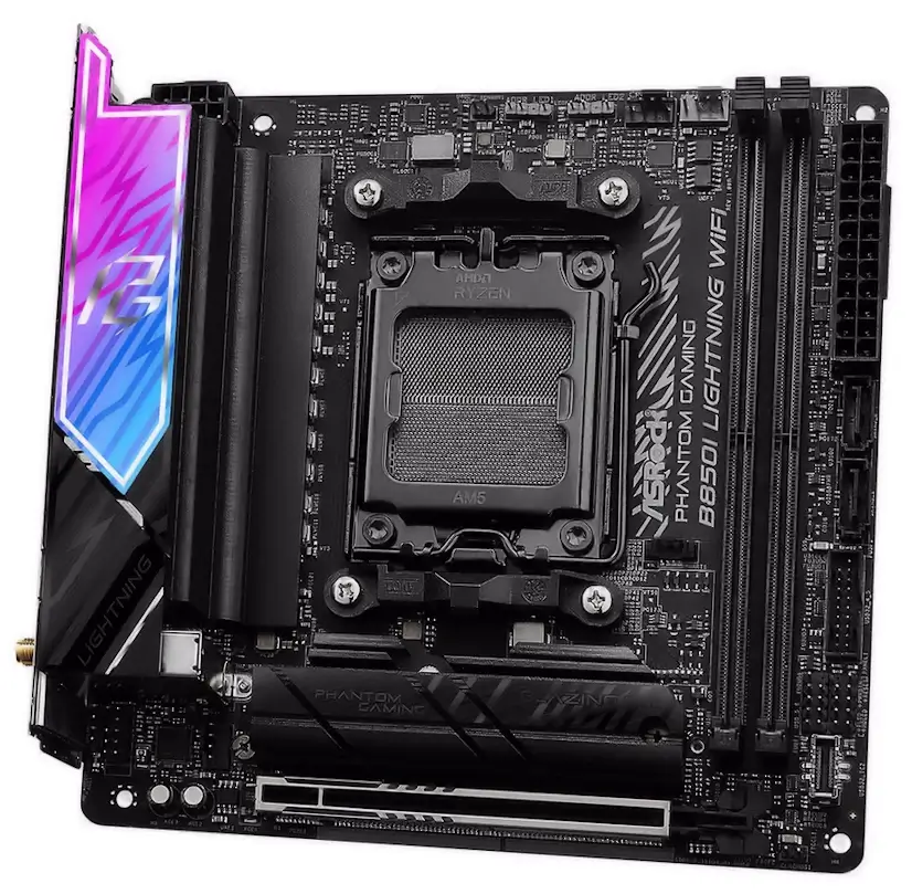 Montaje Placa Base ASRock B850I Lightning WiFi Gaming PC Cinco Villas Informático Cinco Villas - Montaje Placa Base ASRock B850I Lightning WiFi Gaming PC Cinco Villas