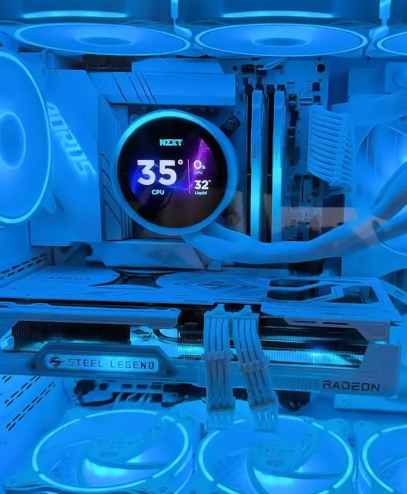 Montaje Refrigeración Líquida NZXT Gaming PC Cinco Villas Montaje Refrigeración Líquida NZXT Gaming PC Cinco Villas